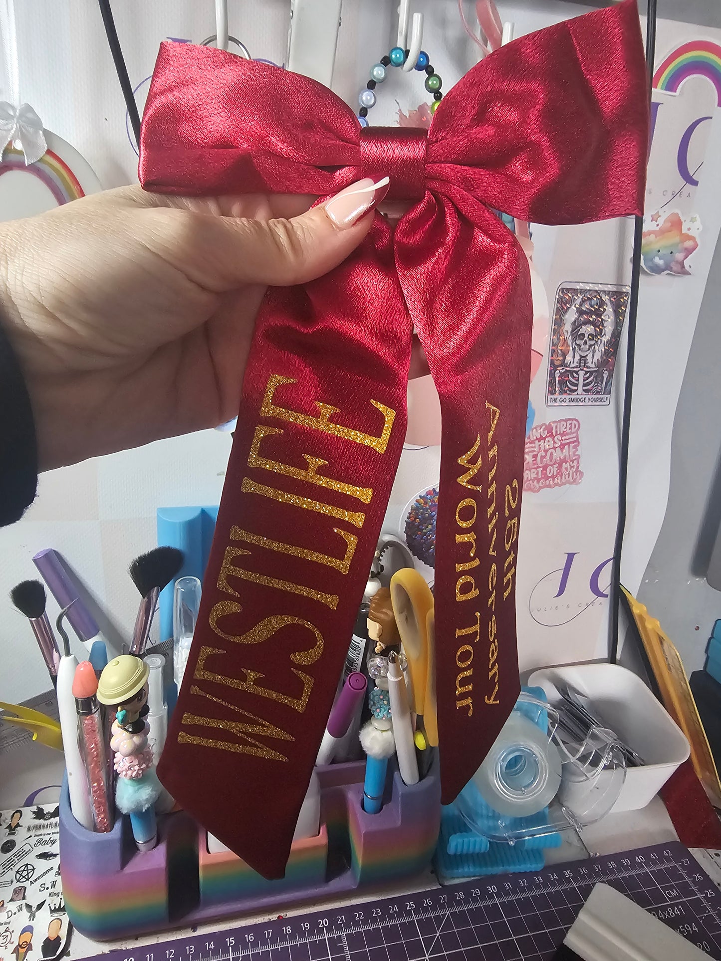 Westlife 25th anniversary tour concert hair bow