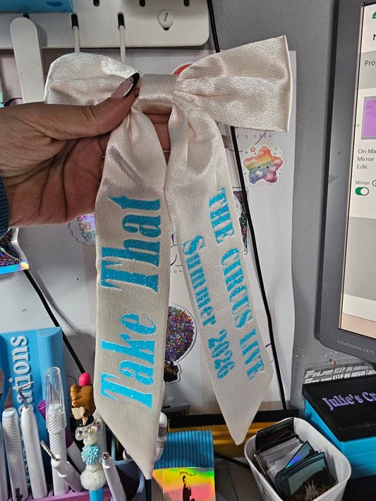 Take that the circus live 2026 concert hair bow