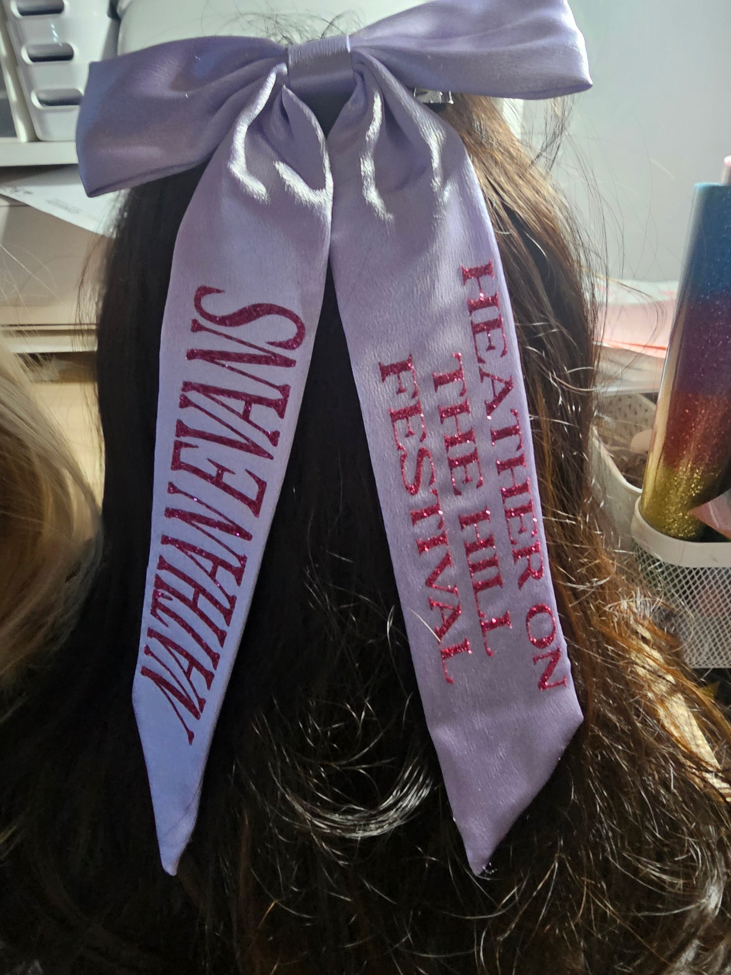 Nathan evans Heather on the hill  concert hair bow